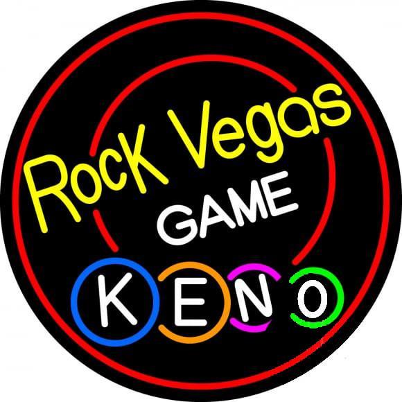 Custom Rock Vegas Keno Neon Sign Real Neon Light