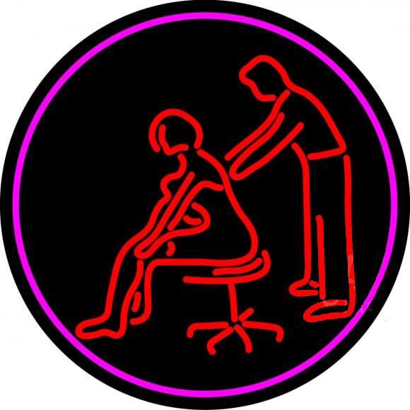 Custom Massage Therapy Neon Sign Real Neon Light