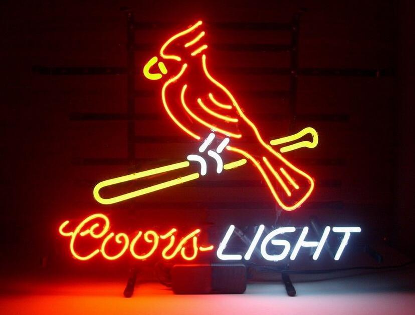 Custom Coors Light Cardinals Neon Sign