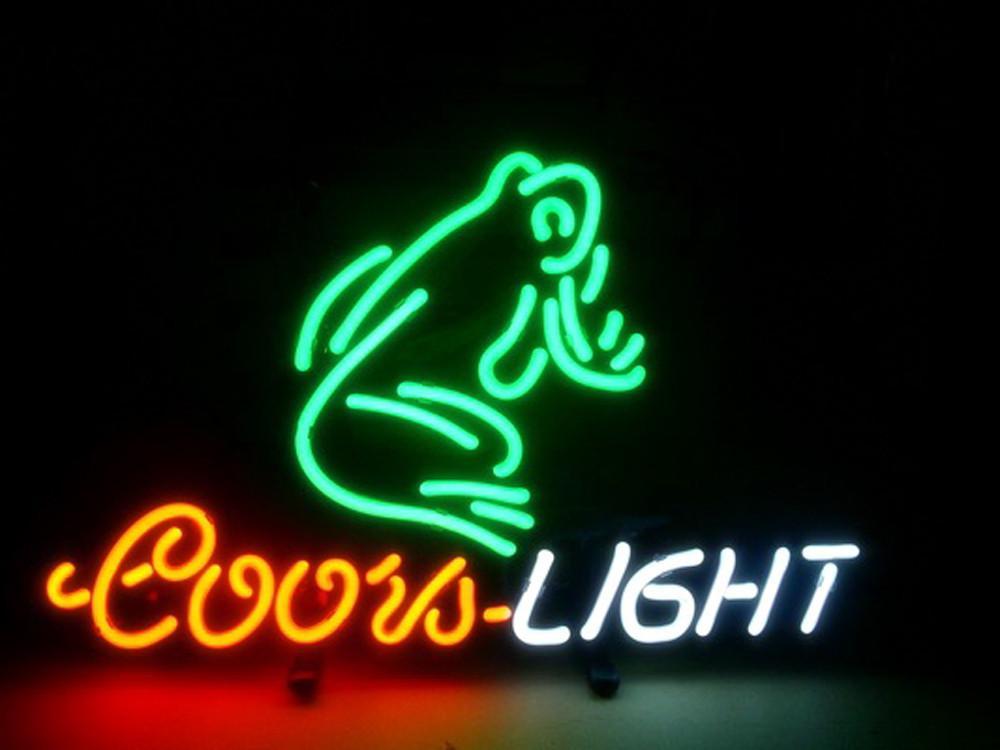 Custom Coors Light Frog Neon Sign