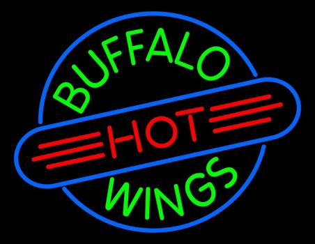 Custom Buffalo Hot Wings Neon Sign Real Neon Light