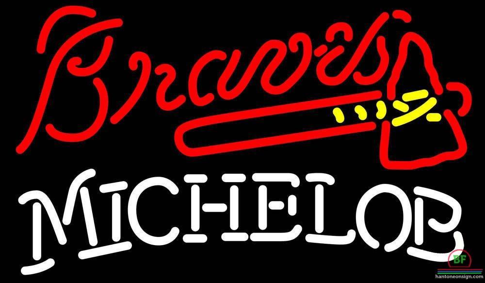 Custom Michelob Atlanta Braves Neon Sign MLB Teams Neon Light