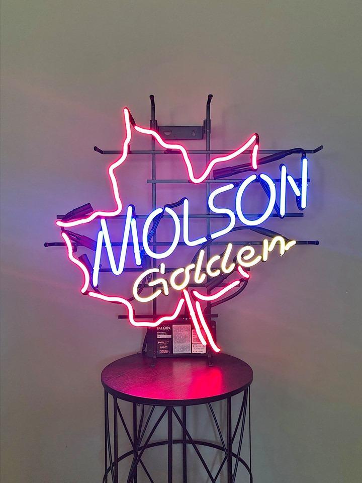 Custom Molson Canadian Lager Neon Sign