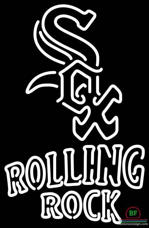 Custom Rolling Rock Chicago White Sox Neon Sign MLB Teams Neon Light