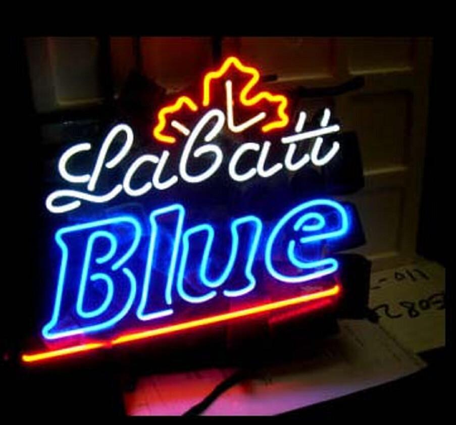 Custom Labatt Blue Neon Sign