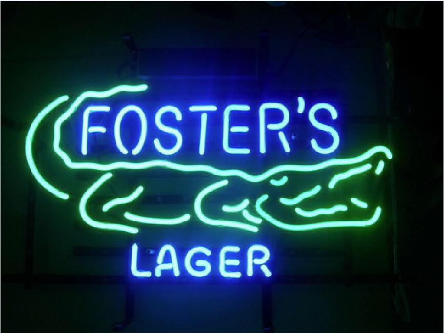 Custom Fosters Australian Lager Beer Neon Sign
