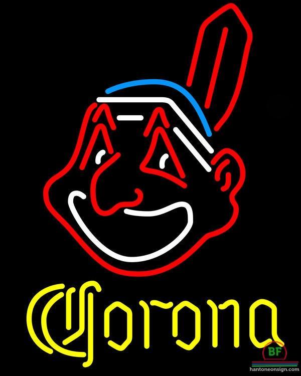 Custom Corona Cleveland Indians Neon Sign MLB Teams Neon Light