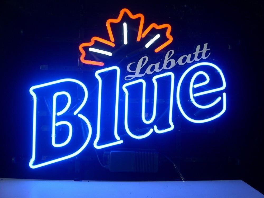 Custom Labatt Blue Neon Sign