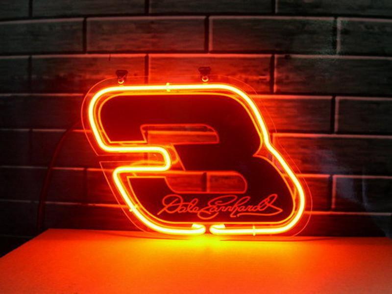 Custom Nascar #3 Dale Neon Sign