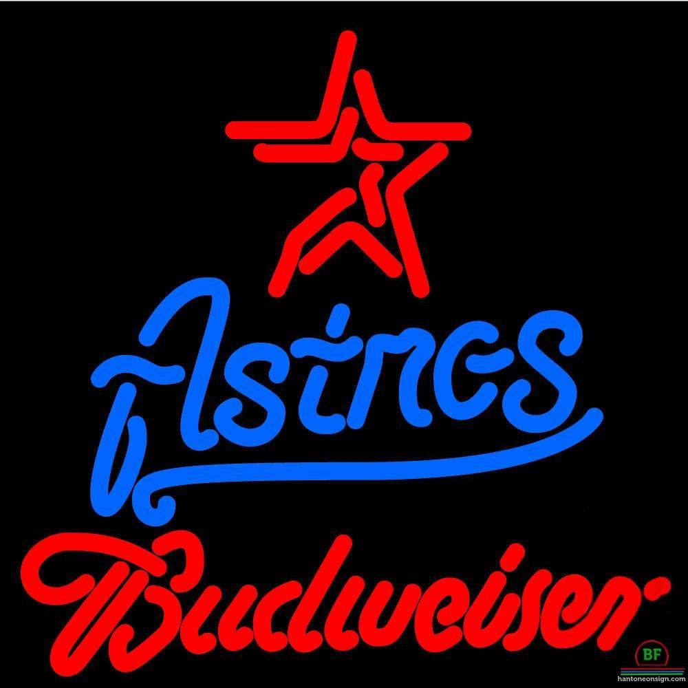 Custom Budweiser Houston Astros Neon Sign MLB Teams Neon Light