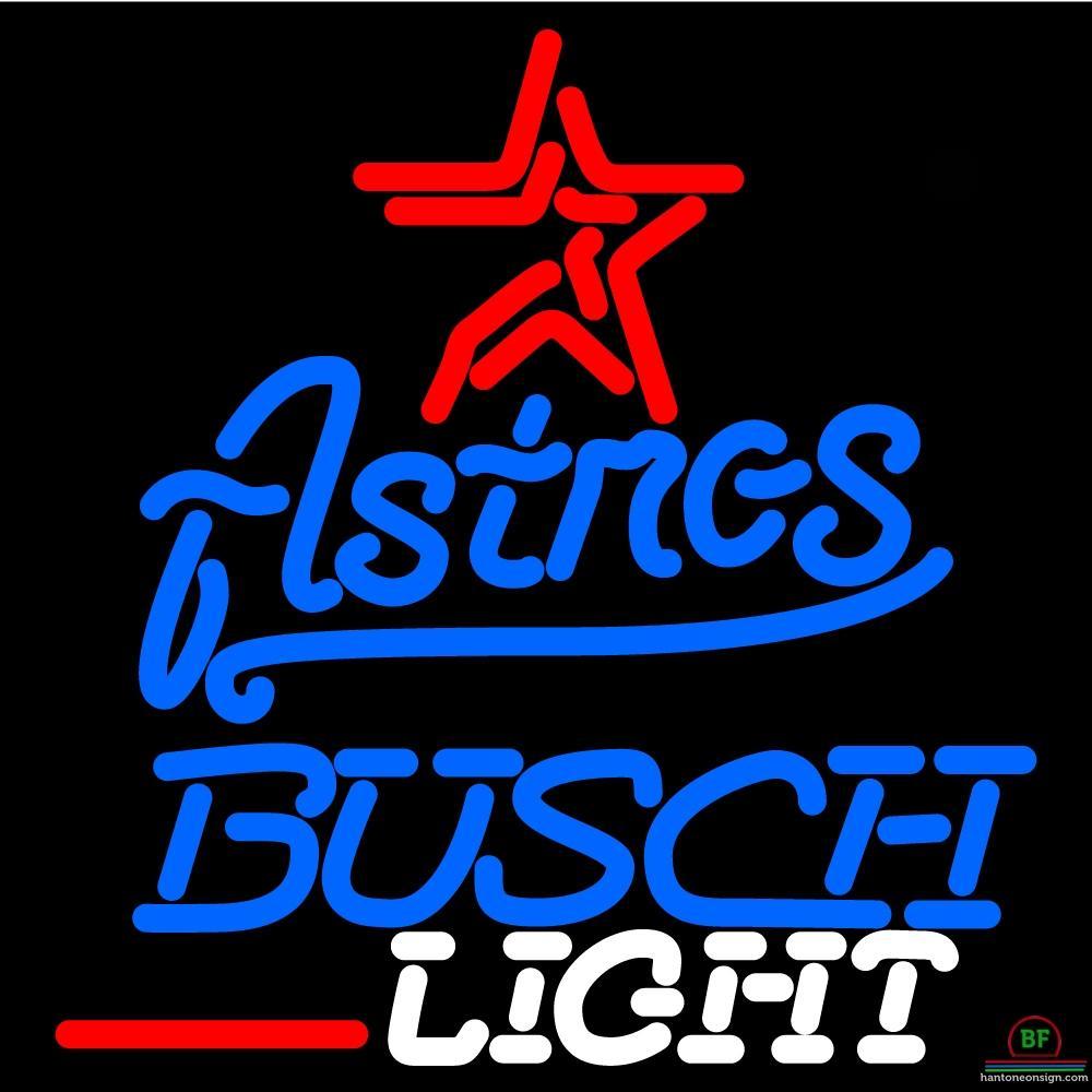 Custom Busch Light Houston Astros Neon Sign MLB Teams Neon Light
