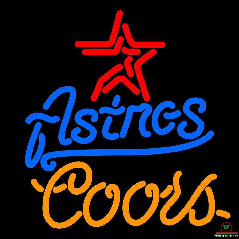 Custom Coors Light Houston Astros Neon Sign MLB Teams Neon Light
