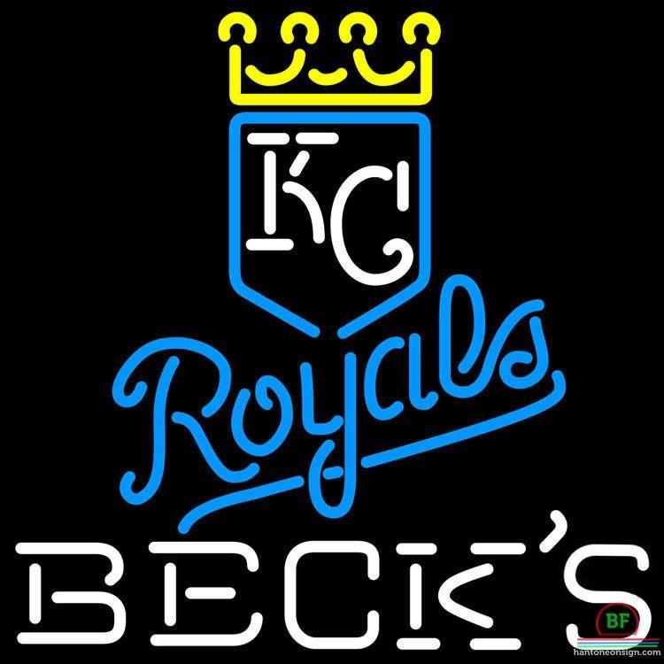 Custom Becks Kansas City Royals Neon Sign MLB Teams Neon Light