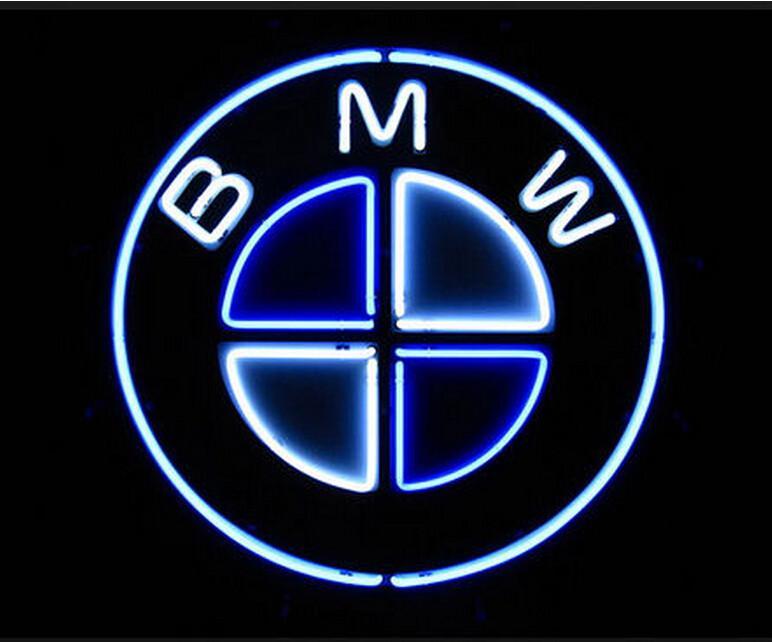 Custom BMW Auto Car Neon Sign Real Neon Light