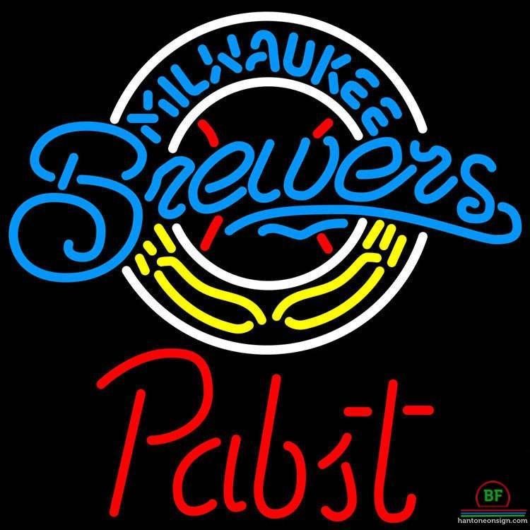 Custom Pabst Milwaukee Brewers Neon Sign MLB Teams Neon Light