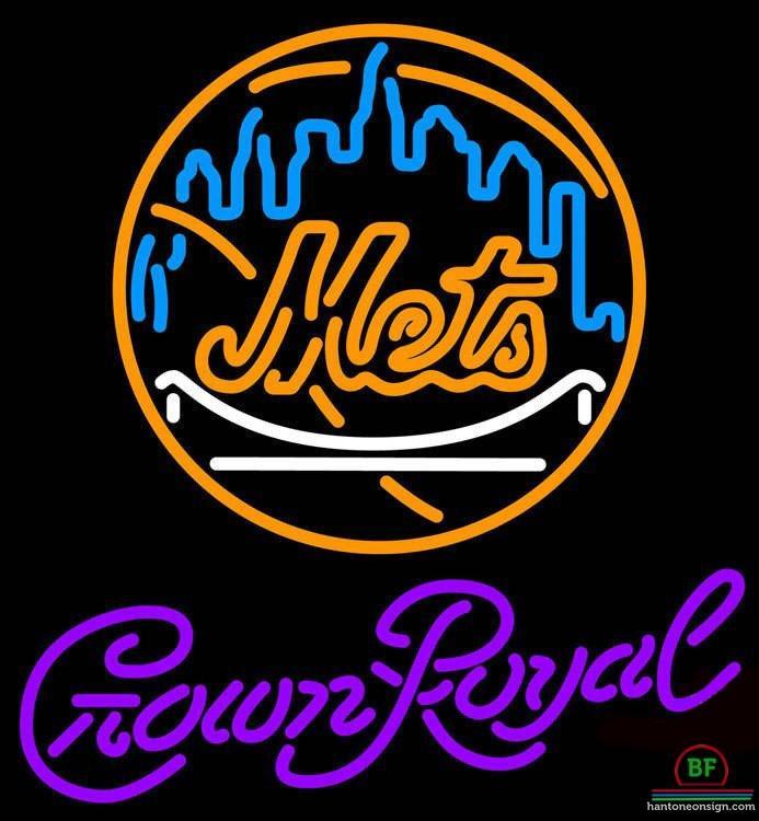 Custom Crown Royal New York Mets Neon Sign MLB Teams Neon Light