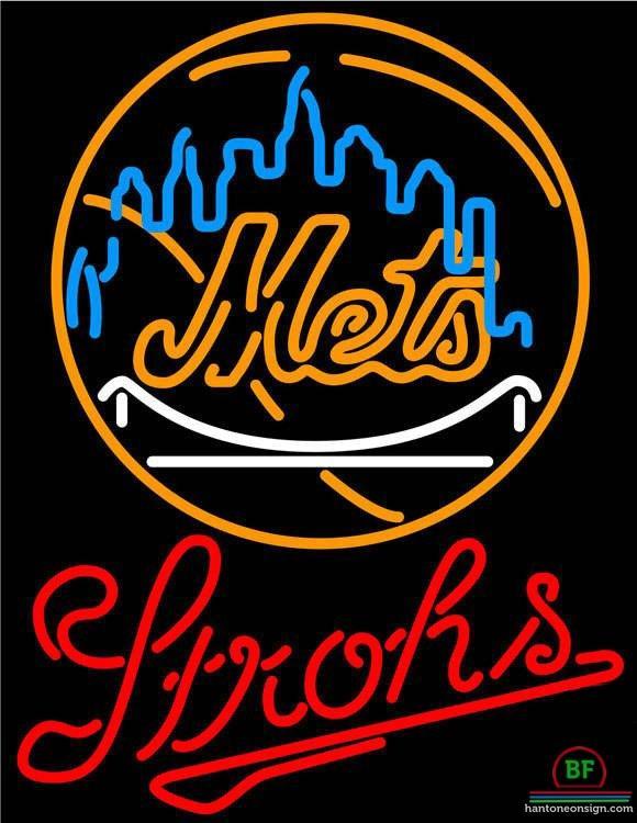 Custom Strohs New York Mets Neon Sign MLB Teams Neon Light