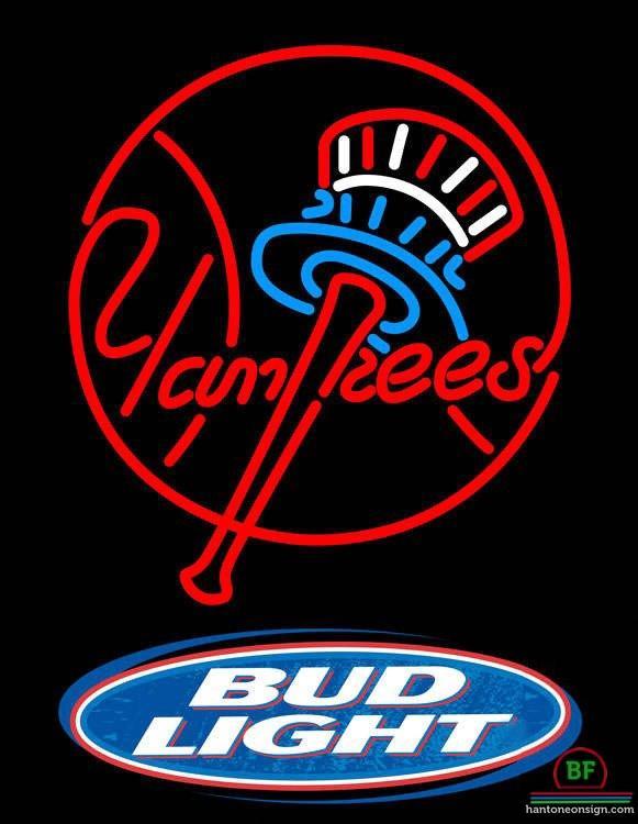 Custom Bud Light New York yankees Neon Sign MLB Teams Neon Light