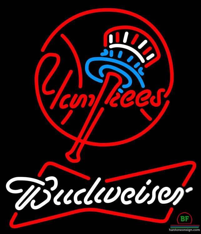 Custom Budweiser New York yankees Neon Sign MLB Teams Neon Light