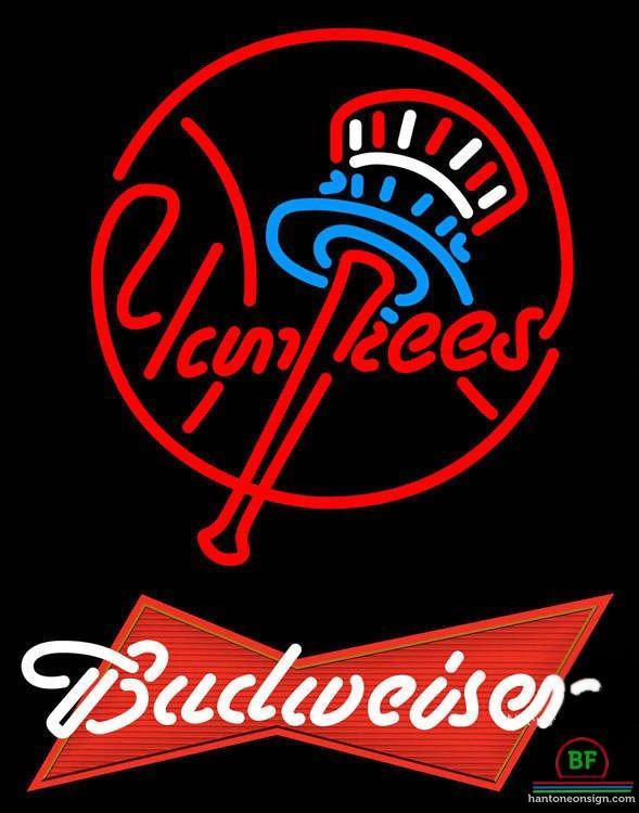 Custom Budweiser New York yankees Neon Sign MLB Teams Neon Light