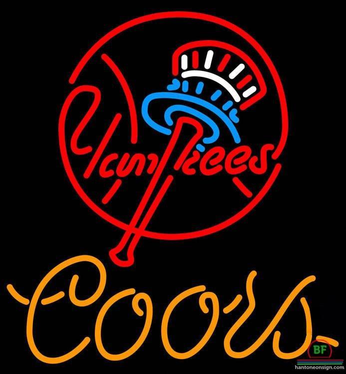 Custom Coors Light New York yankees Neon Sign MLB Teams Neon Light