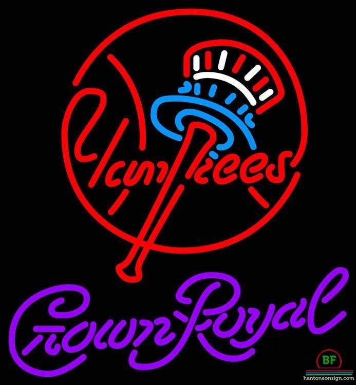 Custom Crown Royal New York yankees Neon Sign MLB Teams Neon Light