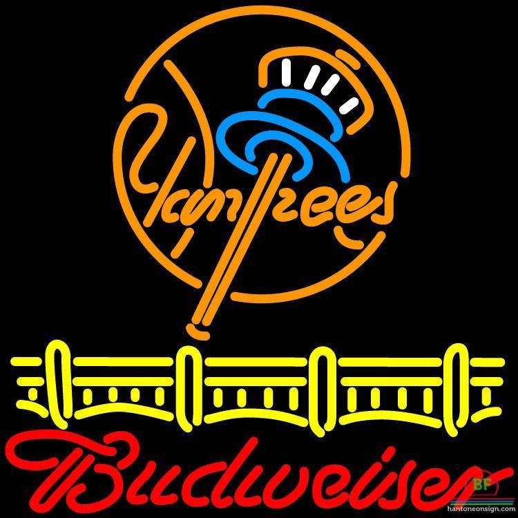 Custom Budweiser New York yankees Neon Sign MLB Teams Neon Light