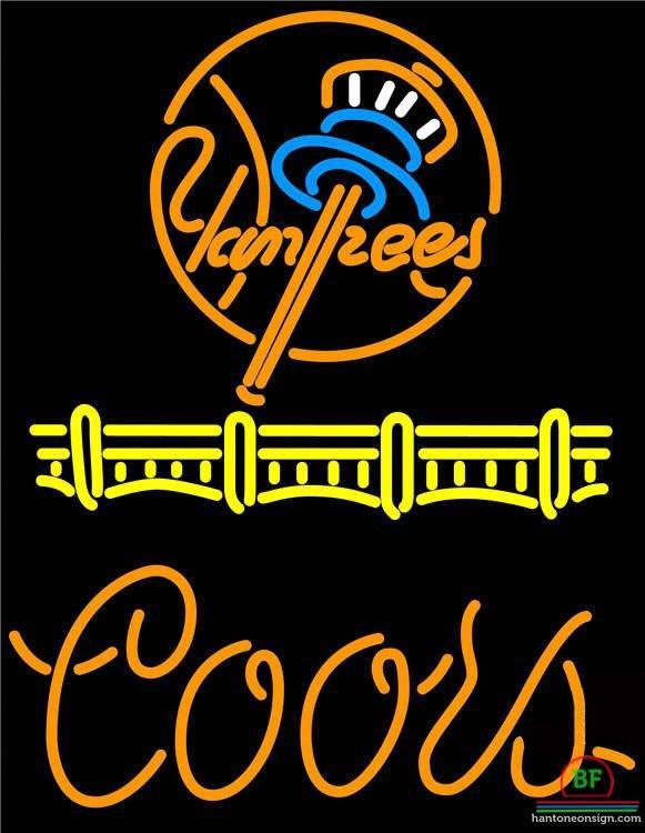 Custom Coors Light New York yankees Neon Sign MLB Teams Neon Light
