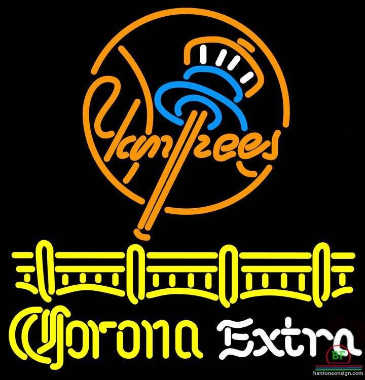 Custom Corona Extra New York yankees Neon Sign MLB Teams Neon Light