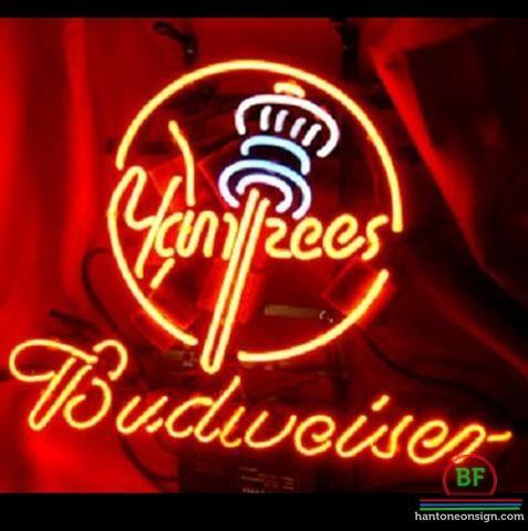 Custom Budweiser New York yankees Neon Sign MLB Teams Neon Light