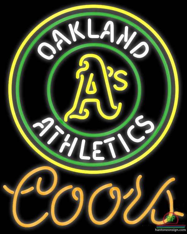 Custom Coors Light Oakland_Athletics Neon Sign MLB Teams Neon Light