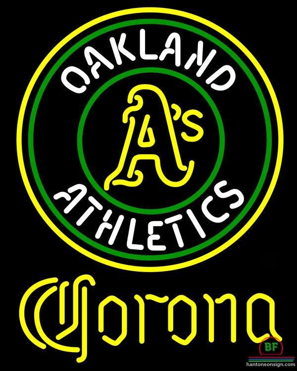Custom Corona Extra Oakland_Athletics Neon Sign MLB Teams Neon Light