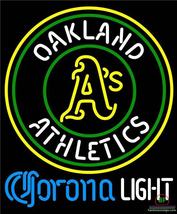 Custom Corona Light Oakland_Athletics Neon Sign MLB Teams Neon Light