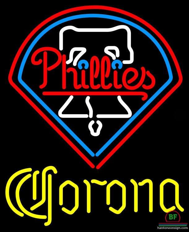 Custom Corona Philadelphia Phillies Neon Sign MLB Teams Neon Light