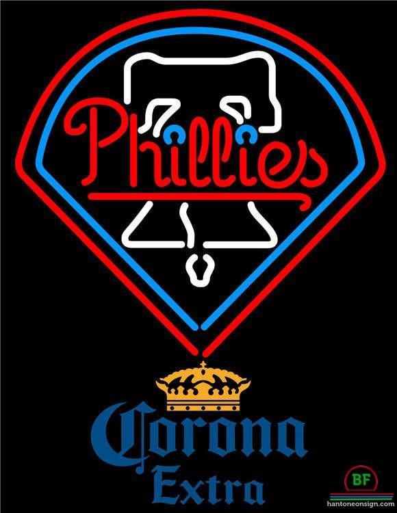 Custom Corona Extra Philadelphia Phillies Neon Sign MLB Teams Neon Light