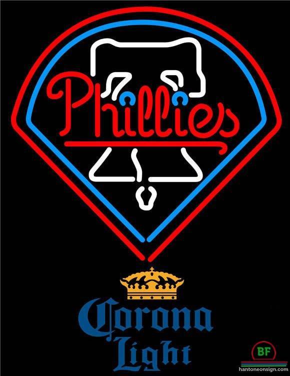 Custom Corona Light Philadelphia Phillies Neon Sign MLB Teams Neon Light