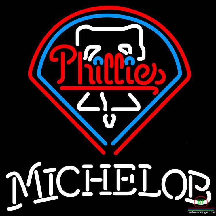 Custom Michelob Philadelphia Phillies Neon Sign MLB Teams Neon Light