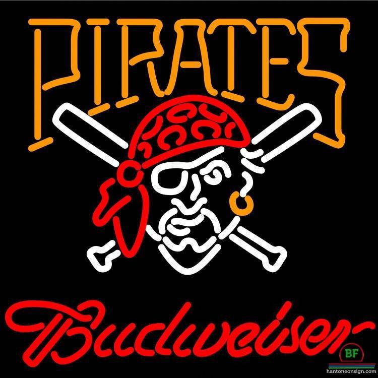 Custom Budweiser Pittsburgh Pirates Neon Sign MLB Teams Neon Light