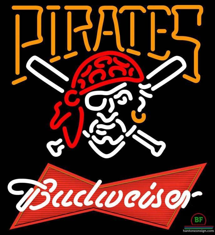 Custom Budweiser Pittsburgh Pirates Neon Sign MLB Teams Neon Light