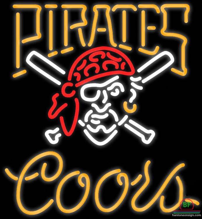 Custom Coors Light Pittsburgh Pirates Neon Sign MLB Teams Neon Light