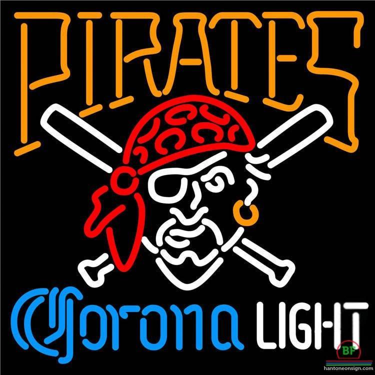 Custom Corona Light Pittsburgh Pirates Neon Sign MLB Teams Neon Light
