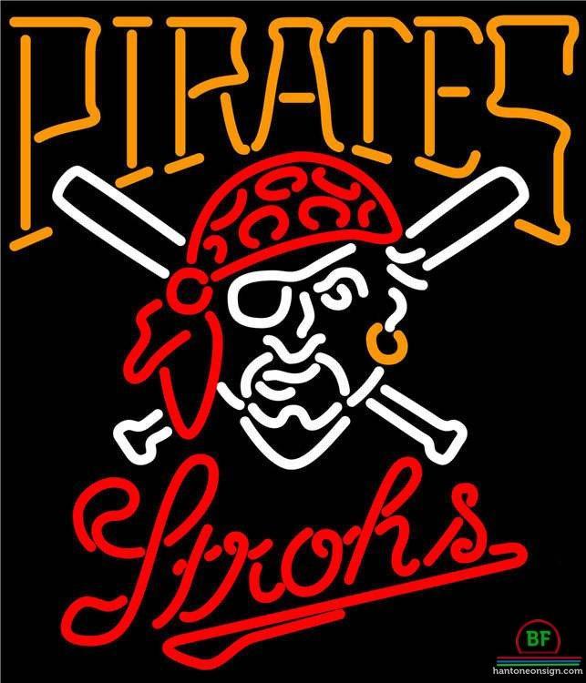 Custom Strohs Pittsburgh Pirates Neon Sign MLB Teams Neon Light