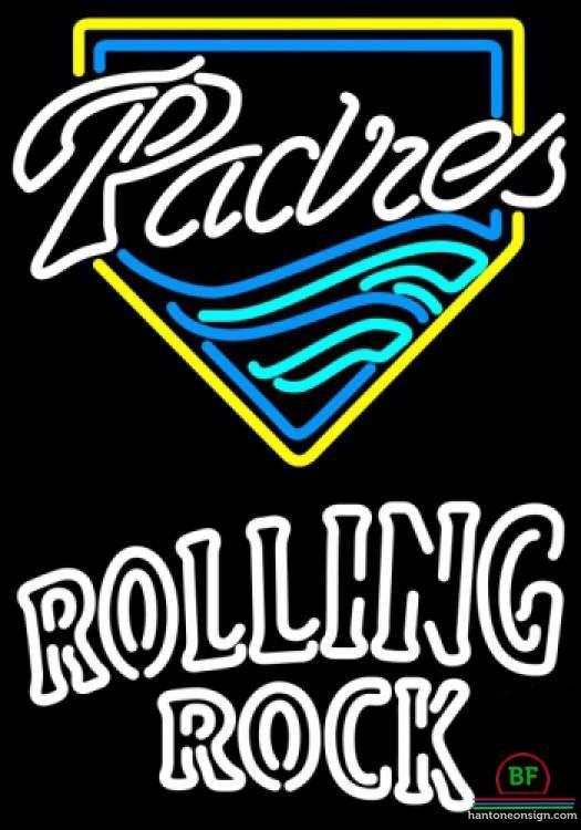 Custom Rolling Rock San Diego Padres Neon Sign MLB Teams Neon Light