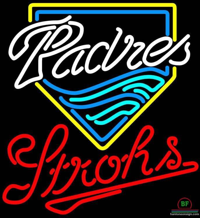 Custom Strohs San Diego Padres Neon Sign MLB Teams Neon Light
