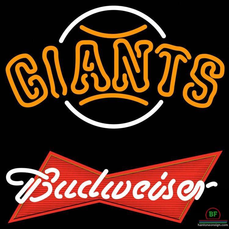 Custom Budweiser San Francisco Giants Neon Sign MLB Teams Neon Light
