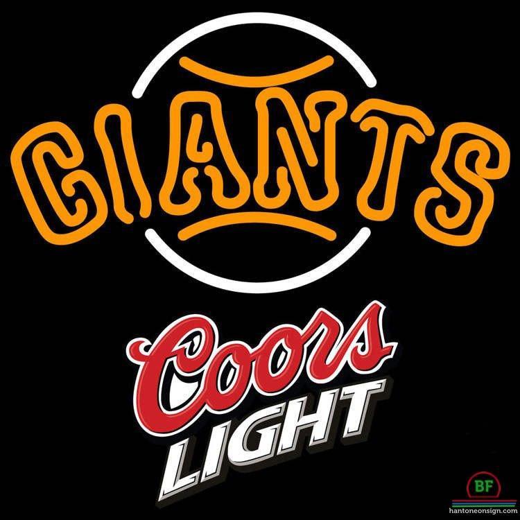 Custom Coors Light San Francisco Giants Neon Sign MLB Teams Neon Light