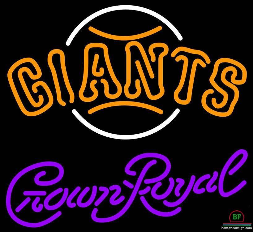 Custom Crown Royal San Francisco Giants Neon Sign MLB Teams Neon Light