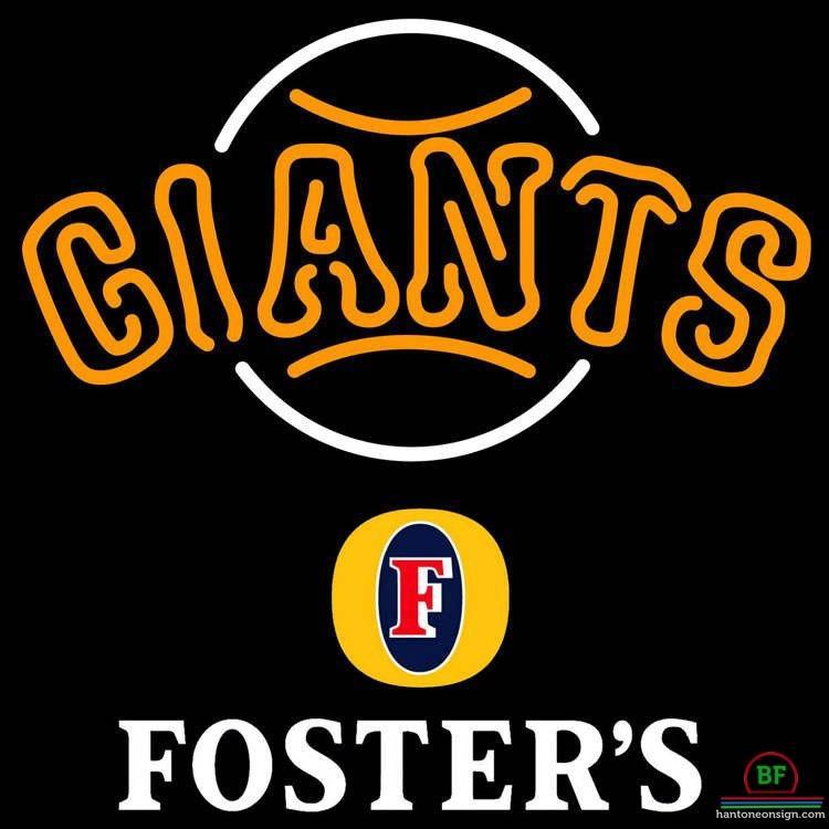 Custom Fosters San Francisco Giants Neon Sign MLB Teams Neon Light