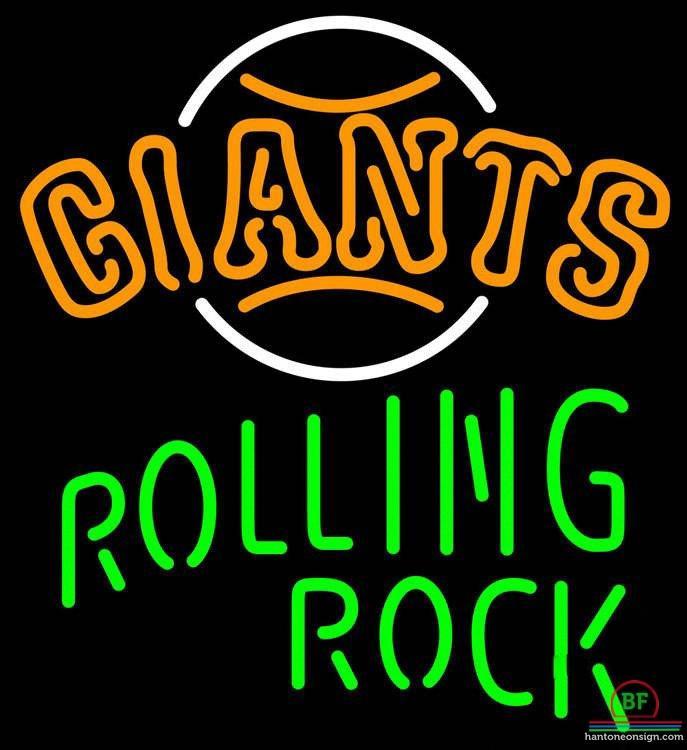 Custom Rolling Rock San Francisco Giants Neon Sign MLB Teams Neon Light