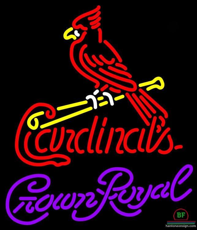 Custom Crown Royal St Louis Cardinals Neon Sign MLB Teams Neon Light